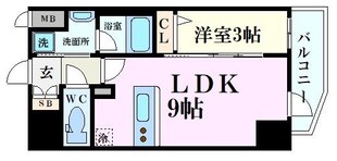 エステムコート堺筋本町の物件間取画像